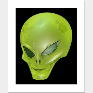 Yellow Alien Creature Posters and Art